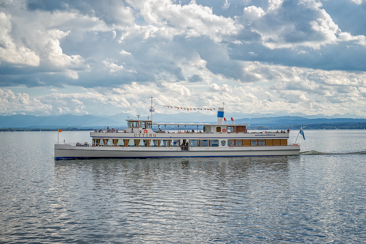 Blick auf das MS UTTING