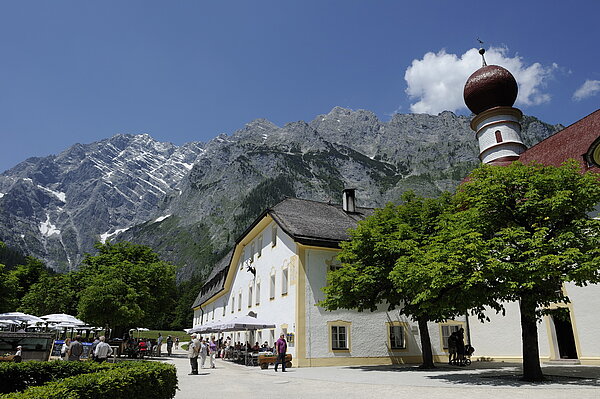 Gaststätte St. Bartholomä im ehemaligen Jagdschloss des bayerischen Königshauses
