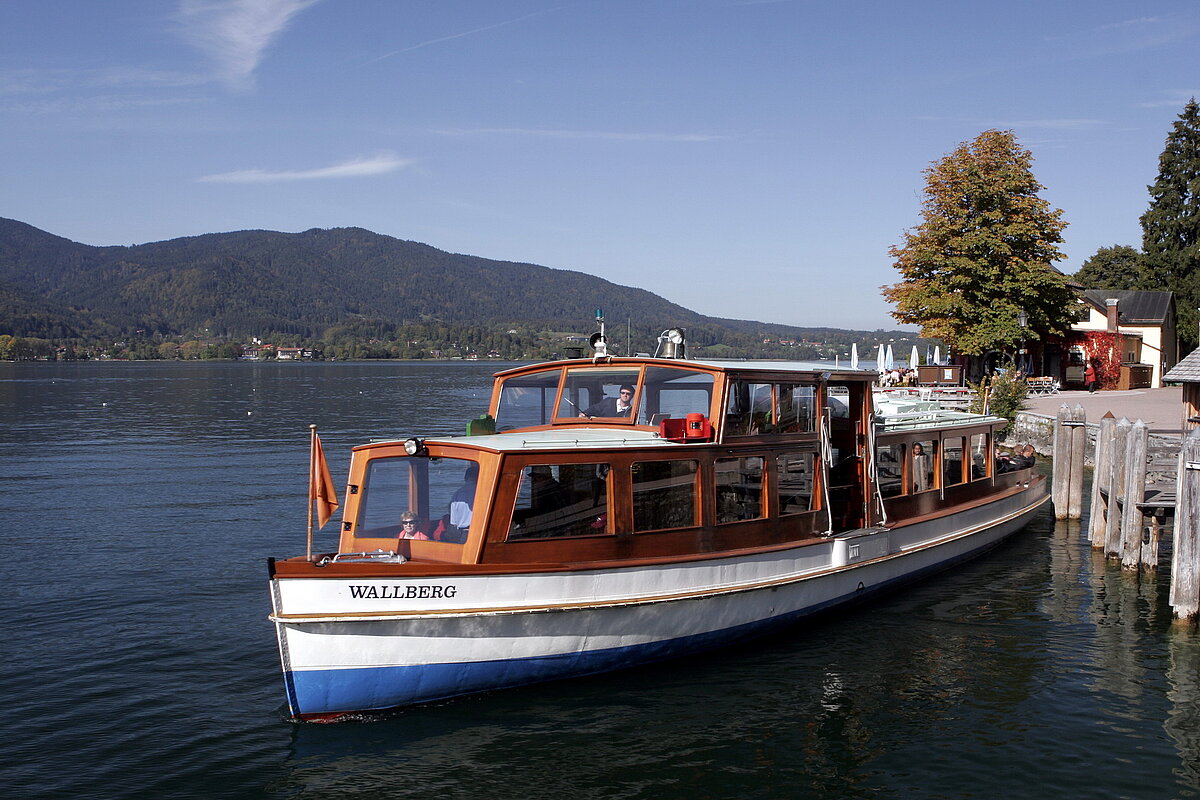 MS WALLBERG am Steg Rathaus Tegernsee