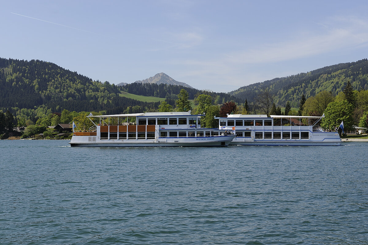 Die beiden großen Schwesterschiffe vom Tegernsee
