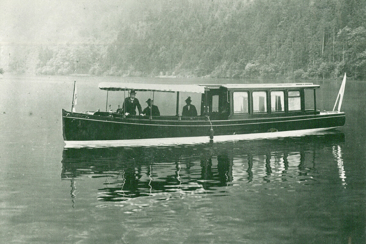 The first electric boat at lake Königssee