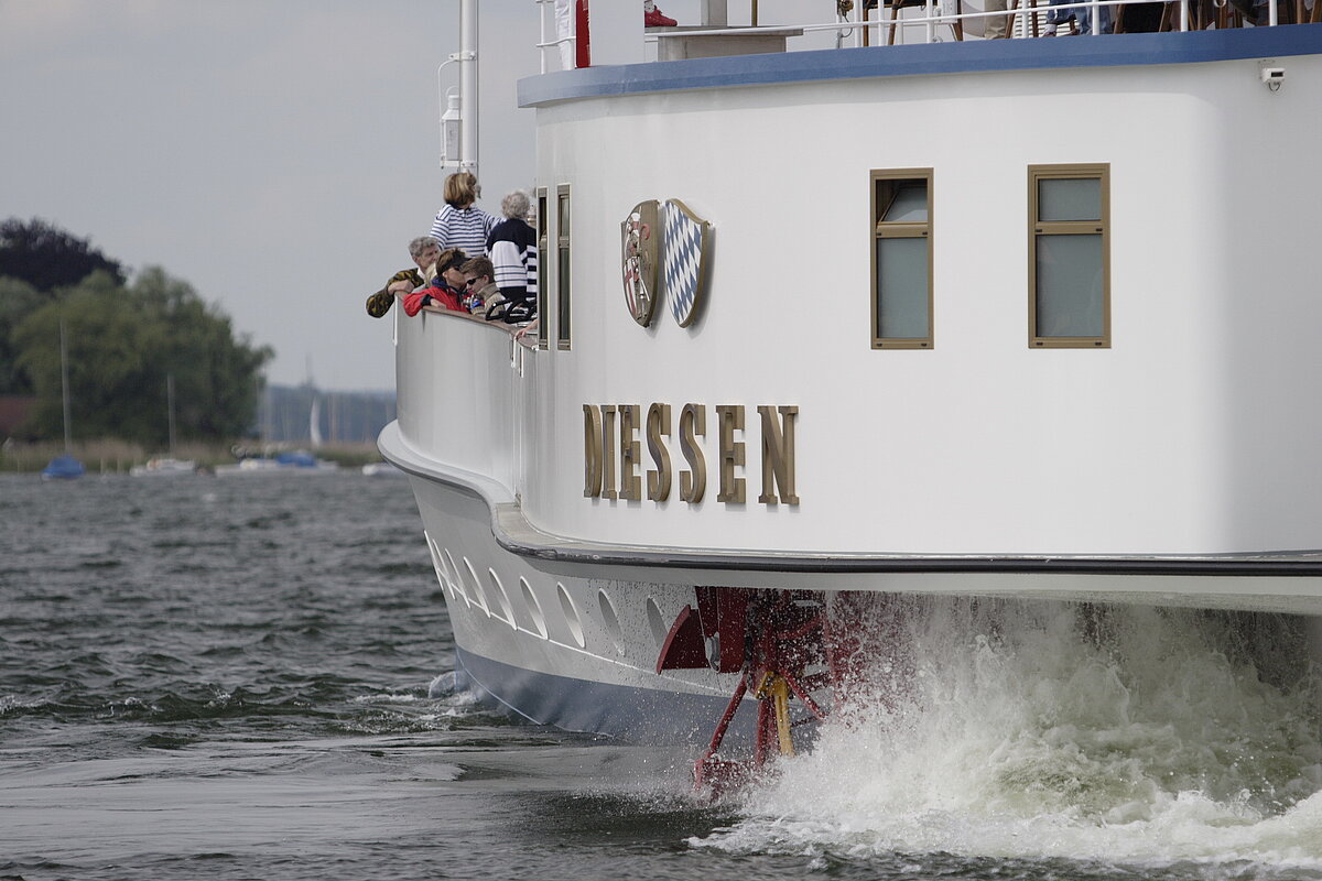 Schaufelrad des Raddampfers DIESSEN