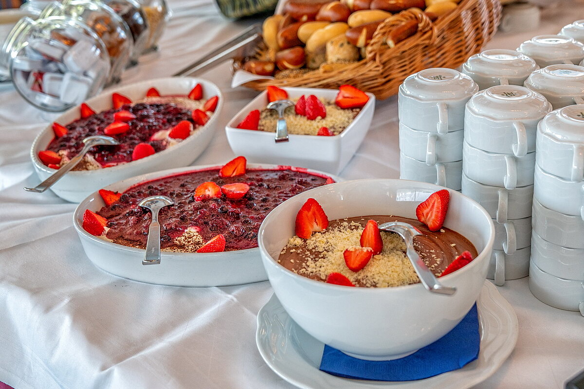 Buffet einer Erlebnisfahrt auf dem Starnberger See