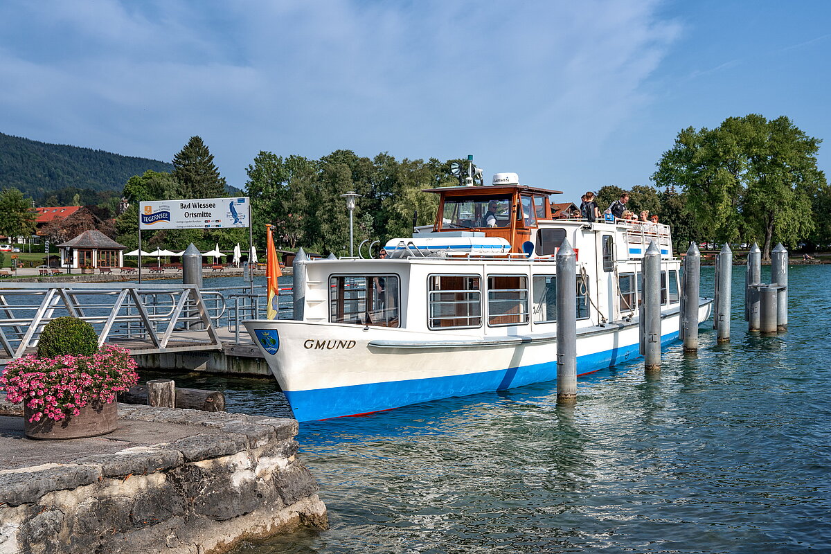 MS GMUND am Steg Bad Wiessee Ortsmitte