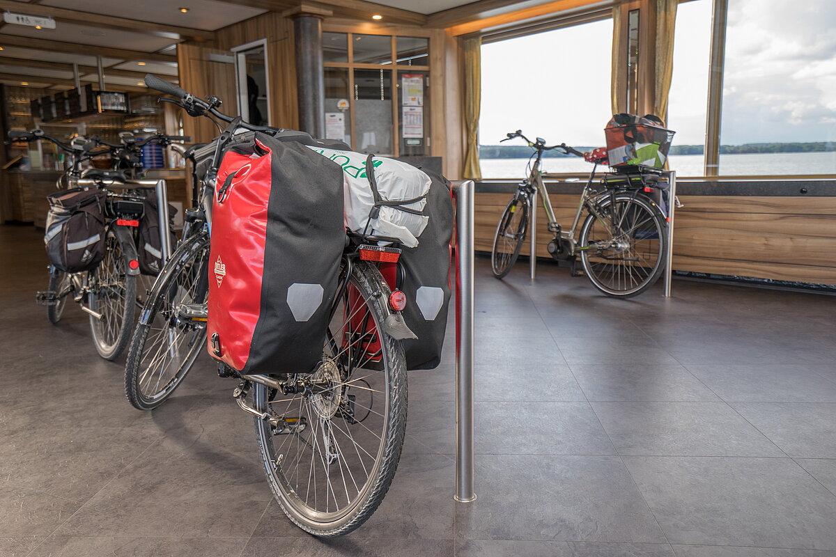 Fahrrad auf dem MS UTTING